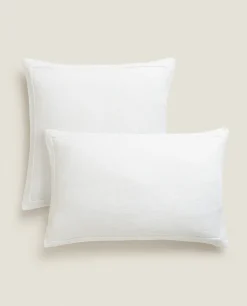 Linen Throw Pillow Cover