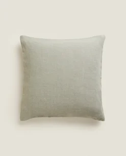 Linen Throw Pillow Cover