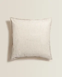 Linen Throw Pillow Cover