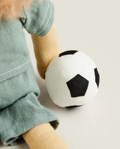 Lion Soccer Plush Toy
