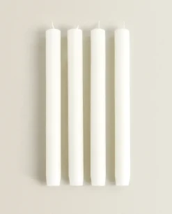 Long Dinner Candle (Pack Of 4)