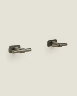 Long Metal Door Knob (Pack Of 2)