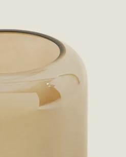 Lustrous Glass Vase
