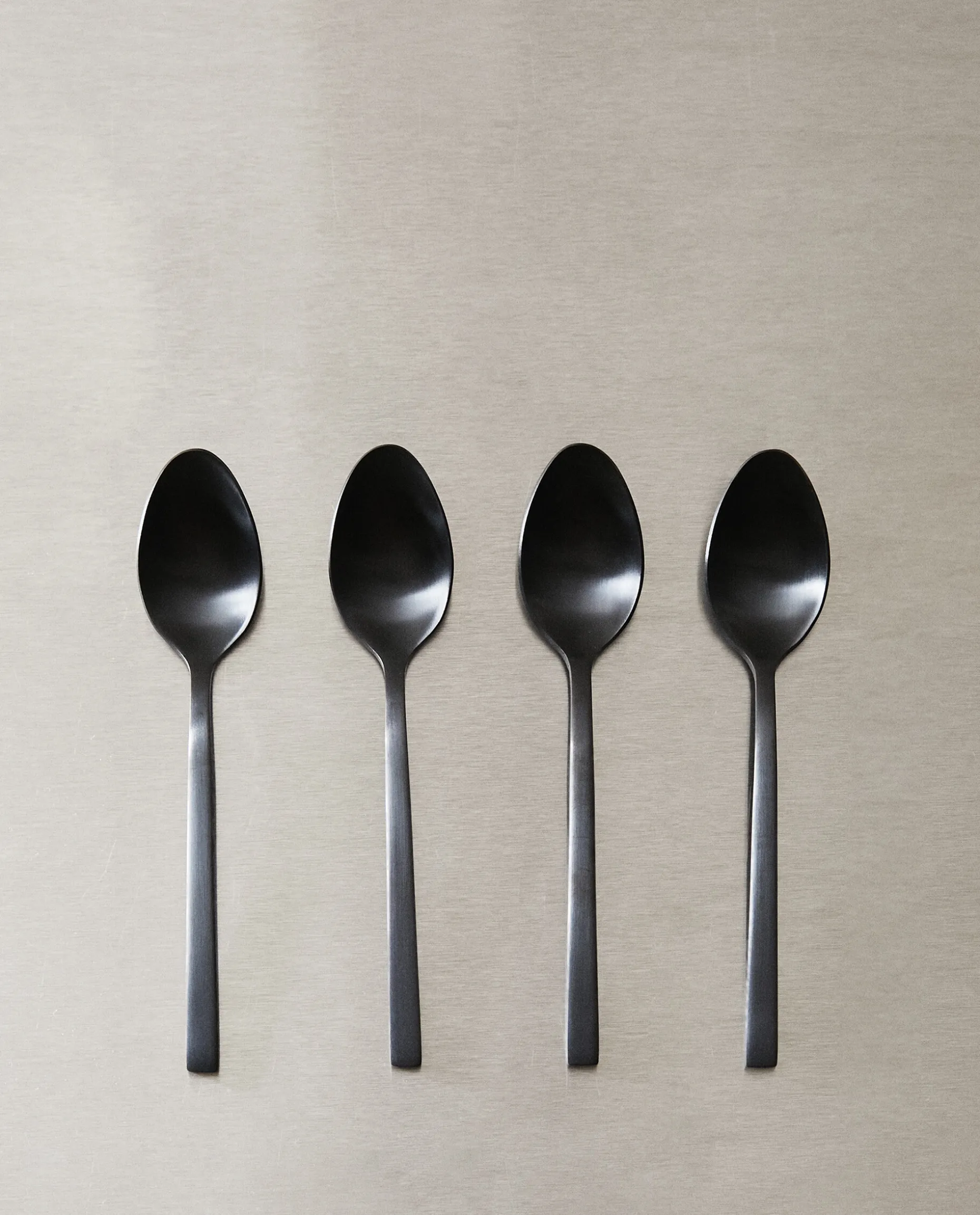 Matte Dessert Spoons (Pack Of 4)