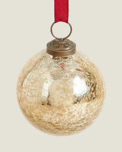 Mercurized Glass Christmas Ornament