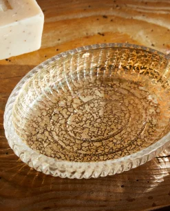 Mercurized Glass Soap Dish