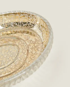 Mercurized Glass Soap Dish