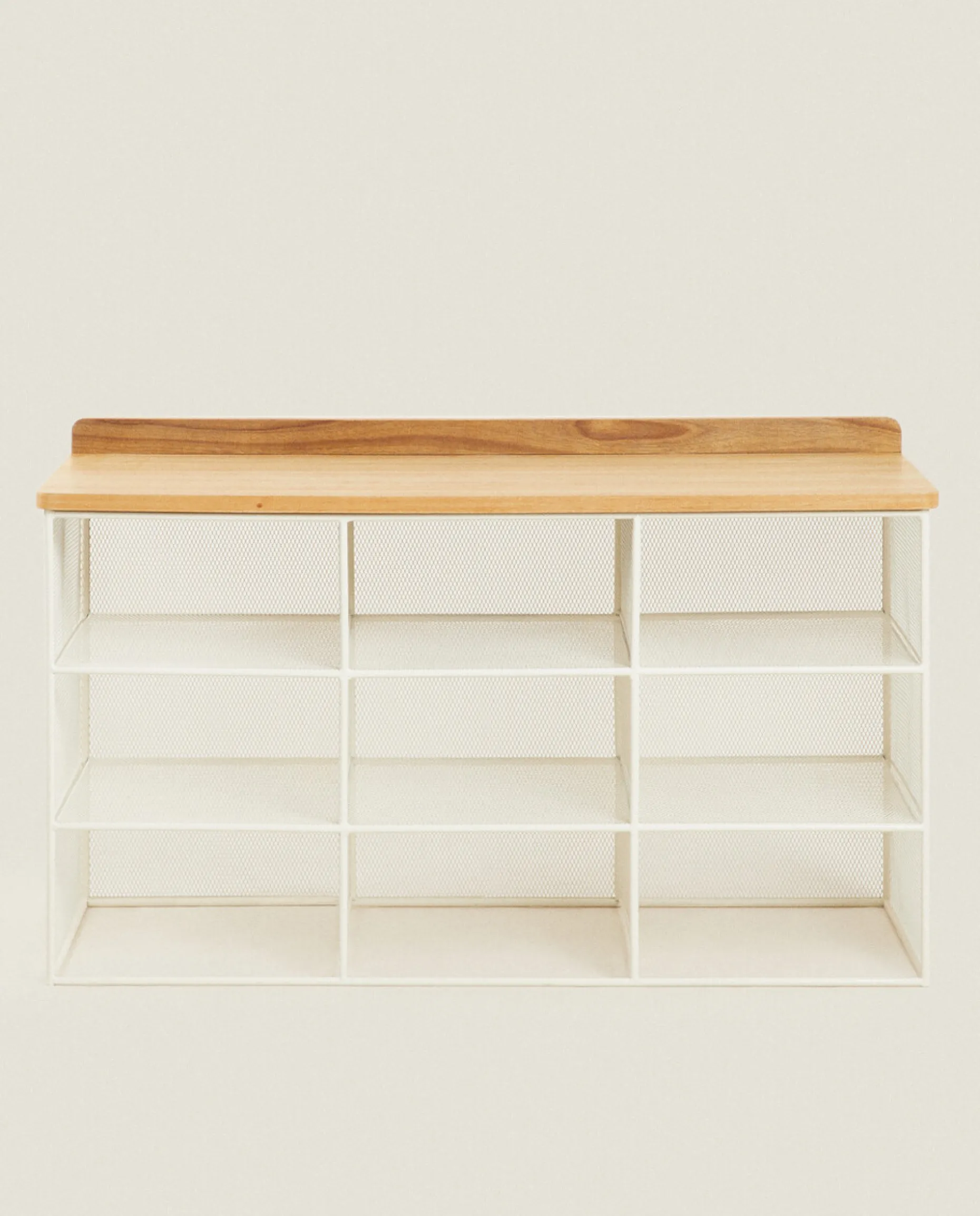 Metal And Wood Bench