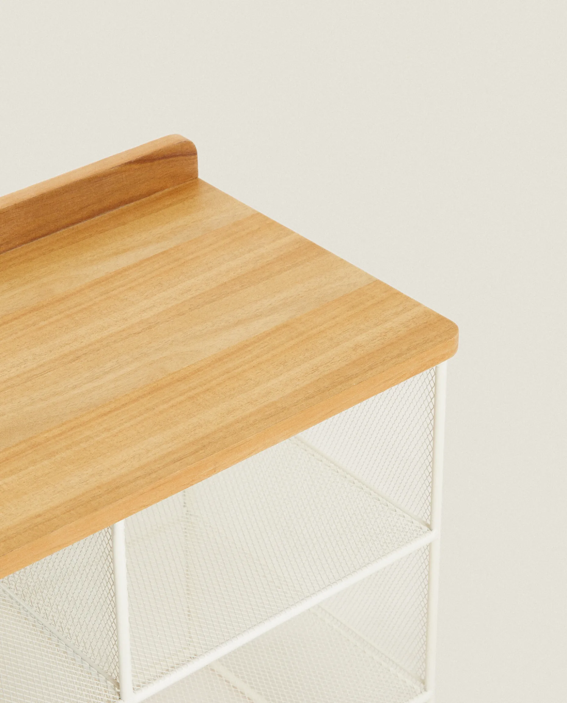Metal And Wood Bench