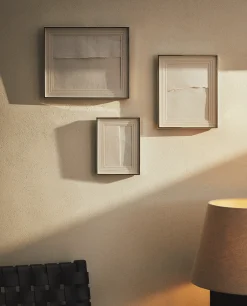 Metallic Frame With Triple Mat