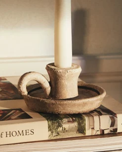 Mini Clay Candlestick