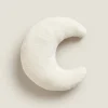 Moon-Shaped Throw Pillow