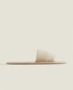 Muslin Open Slippers