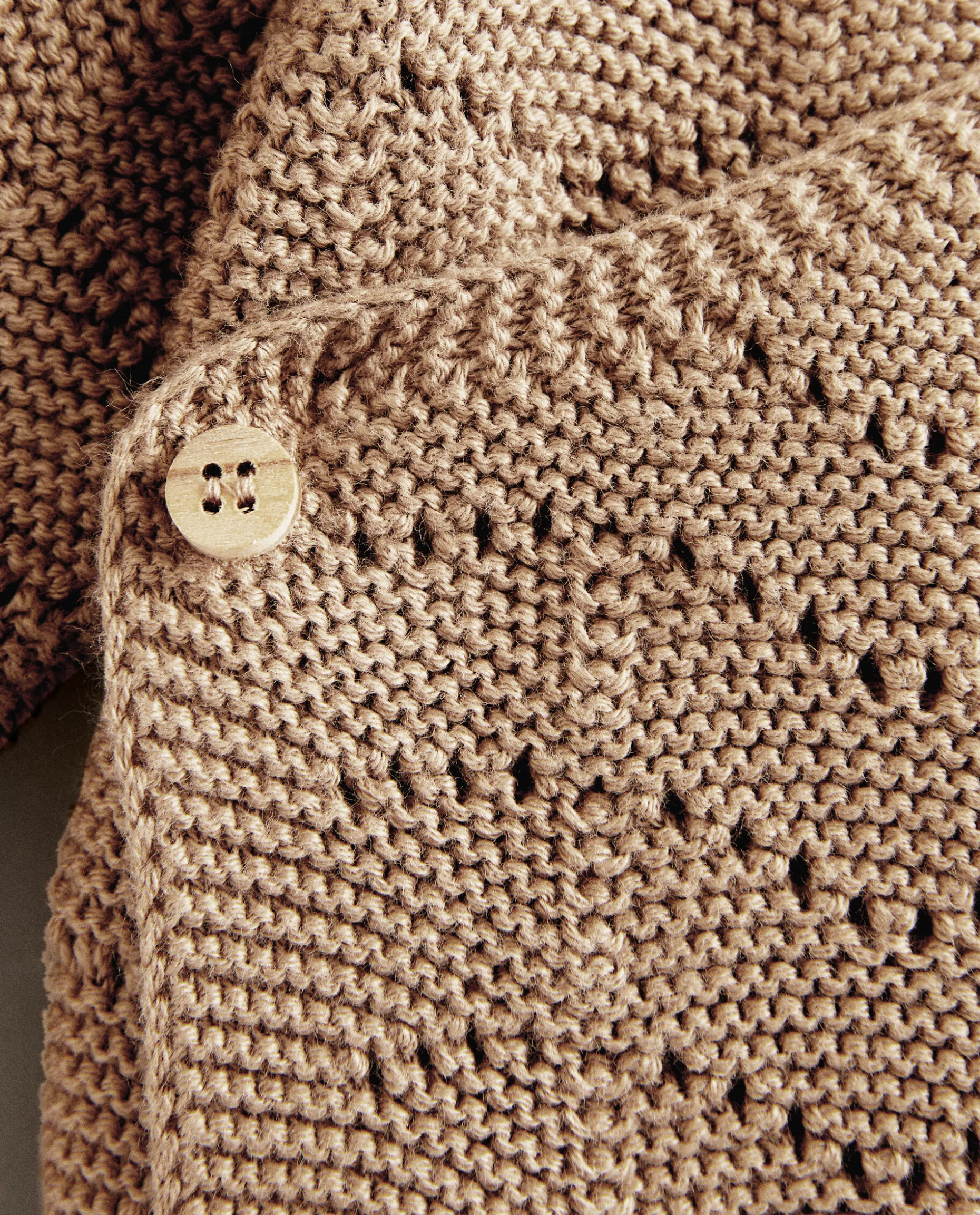Openwork Cardigan