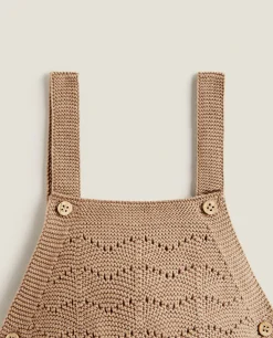 Openwork Overalls