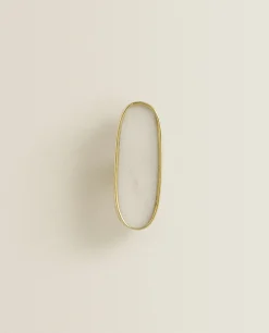 Oval Marble Door Knob (Pack Of 2)