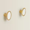 Oval Mother-Of-Pearl Door Knob (Pack Of 2)
