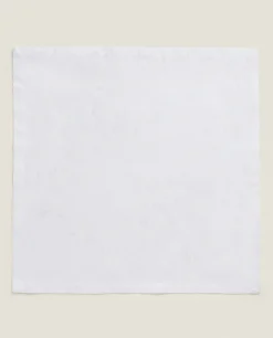 Pack Of Christmas Glittery Floral Jacquard Napkins