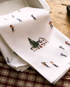 Pack Of Cotton Cloths With Skiers