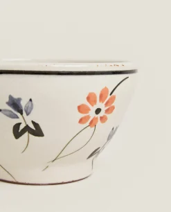 Painted Flower Bowl