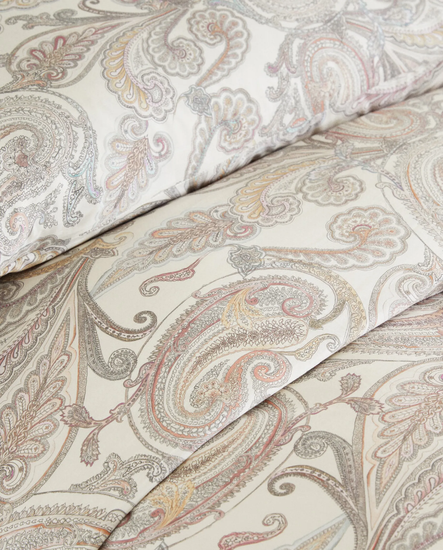 Paisley-Print Duvet Cover
