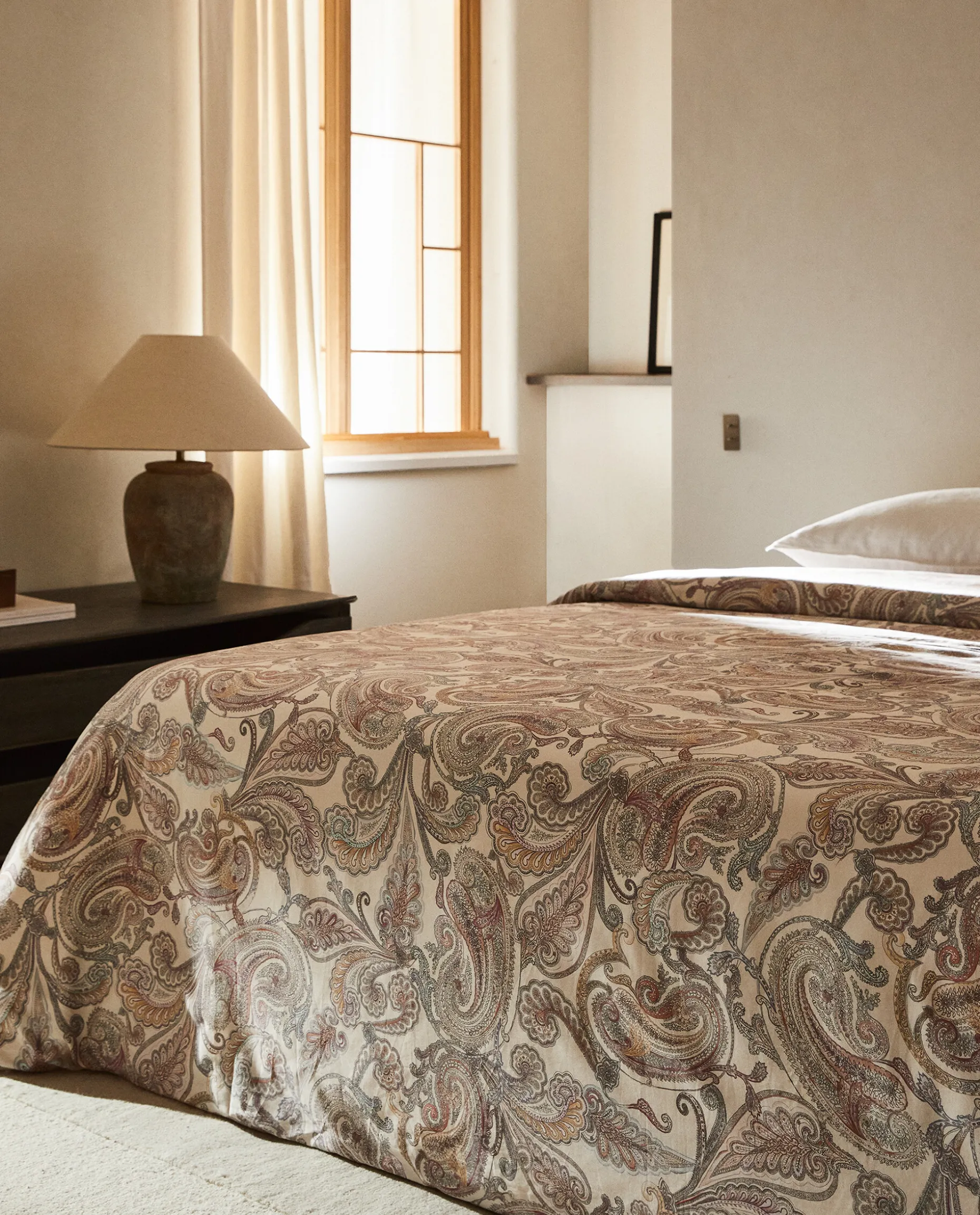 Paisley-Print Duvet Cover