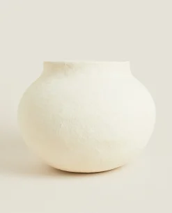Papier-Mache Vase