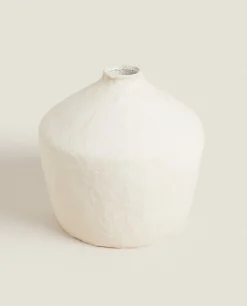 Papier-Mache Vase