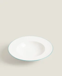 Pasta Plate With Rim