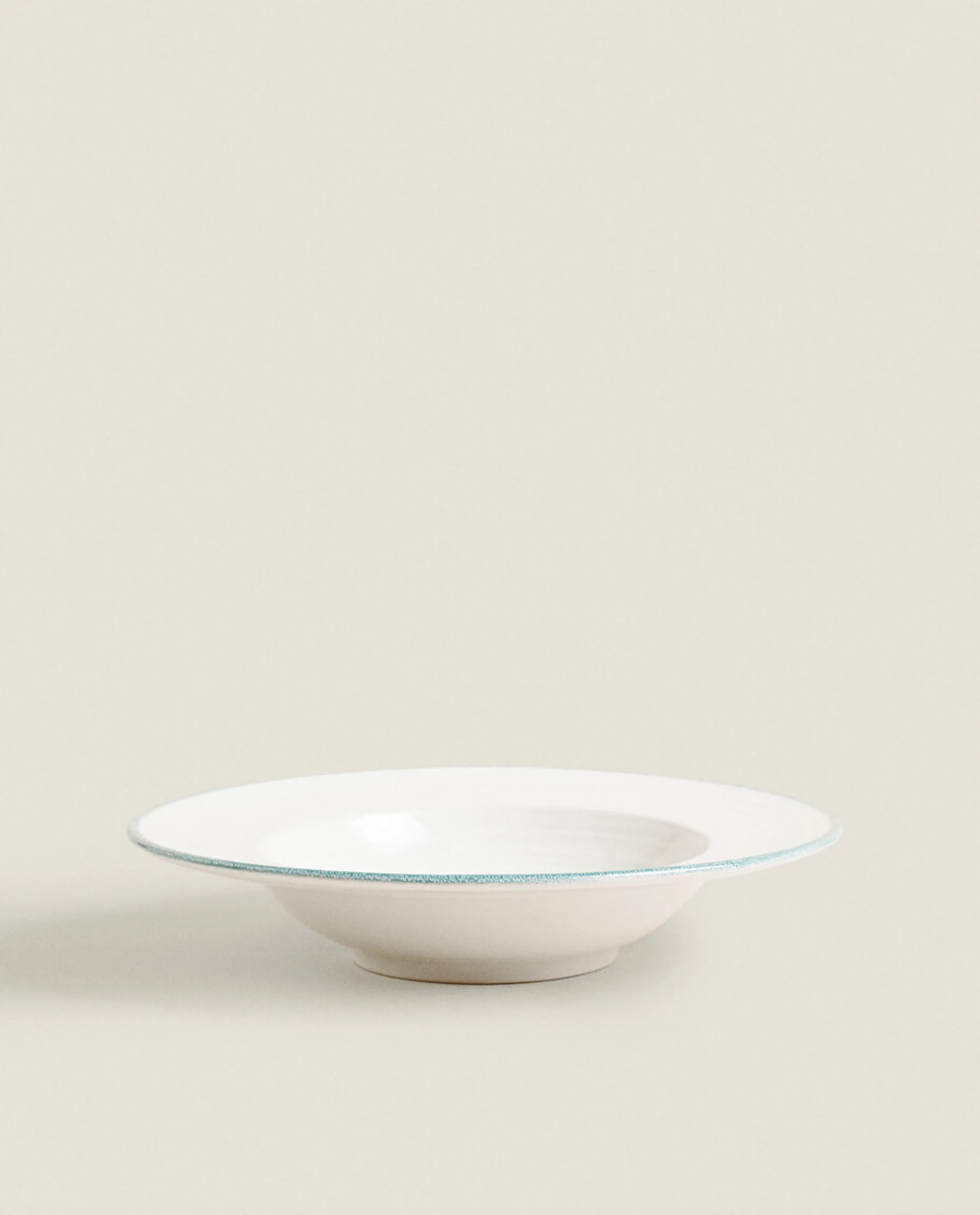 Pasta Plate With Rim