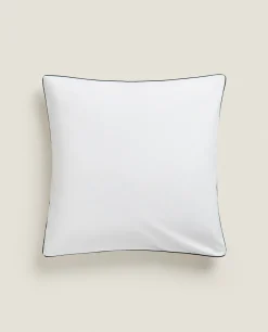Pillowcase With Colored Piping Detail
