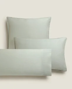 Pillowcase With Double Topstitching