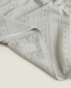 Pointelle Cotton Blanket