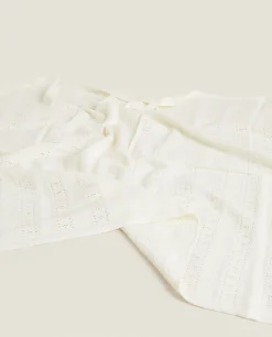 Pointelle Cotton Blanket