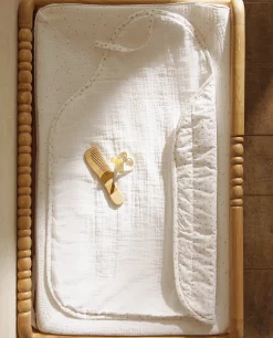 Polka Dot Cotton Changing Mat