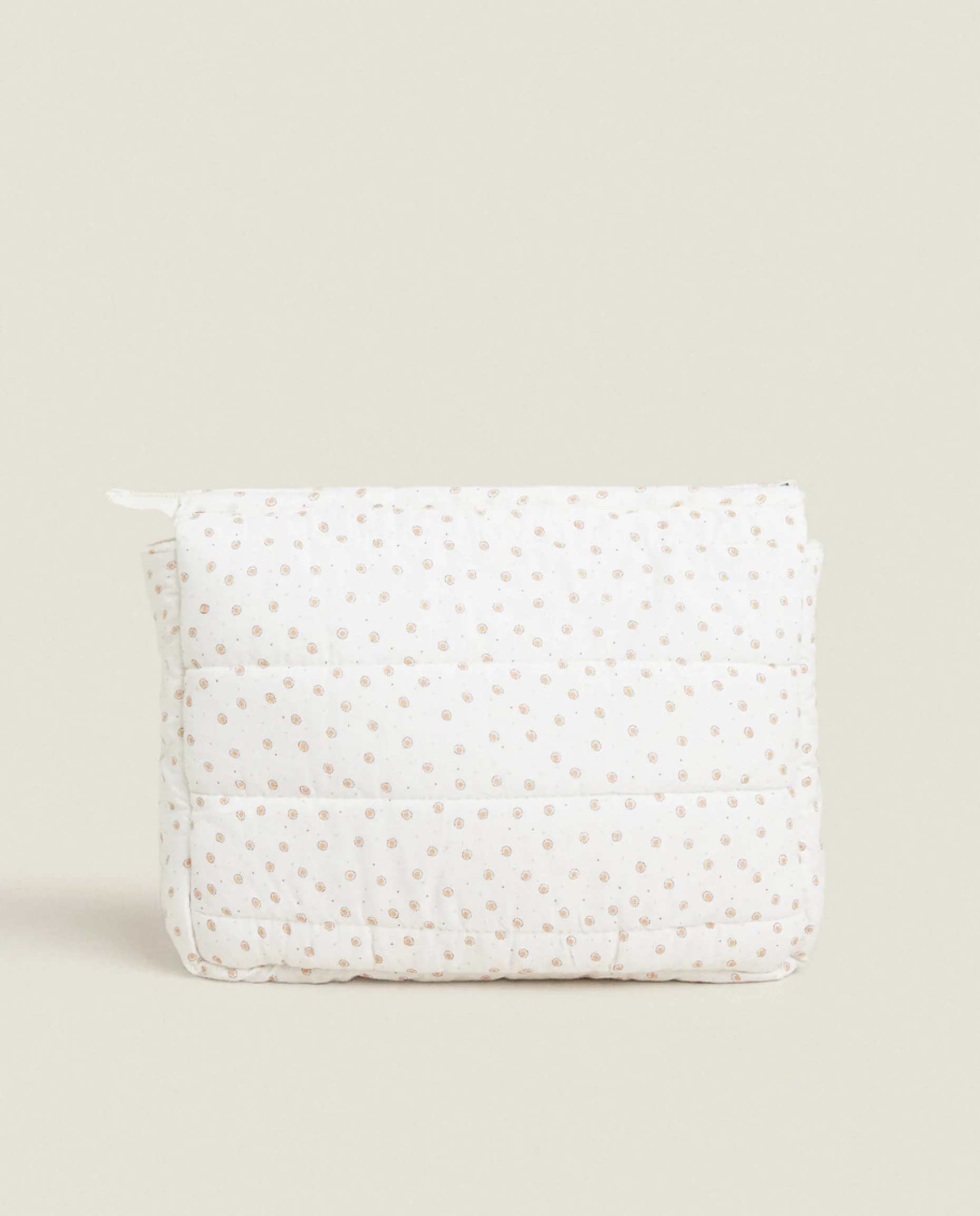 Polka Dot Cotton Toiletry Bag