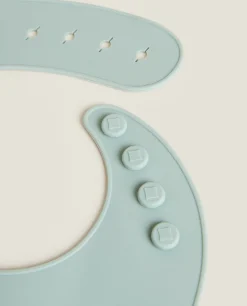 Polka Dot Silicone Bib