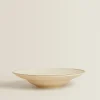 Porcelain Pasta Plate With Antique Finish Rim