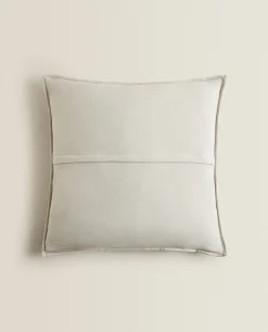 Quilted Dotted Throw Pillow Cover