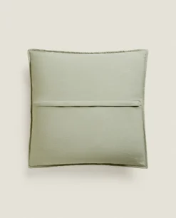 Quilted Dotted Throw Pillow Cover