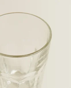 Raised Design Glass Tumbler