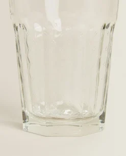 Raised Design Glass Tumbler