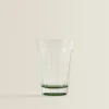 Raised Design Glass Tumbler
