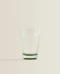Raised Design Glass Tumbler