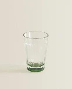 Raised Design Glass Tumbler