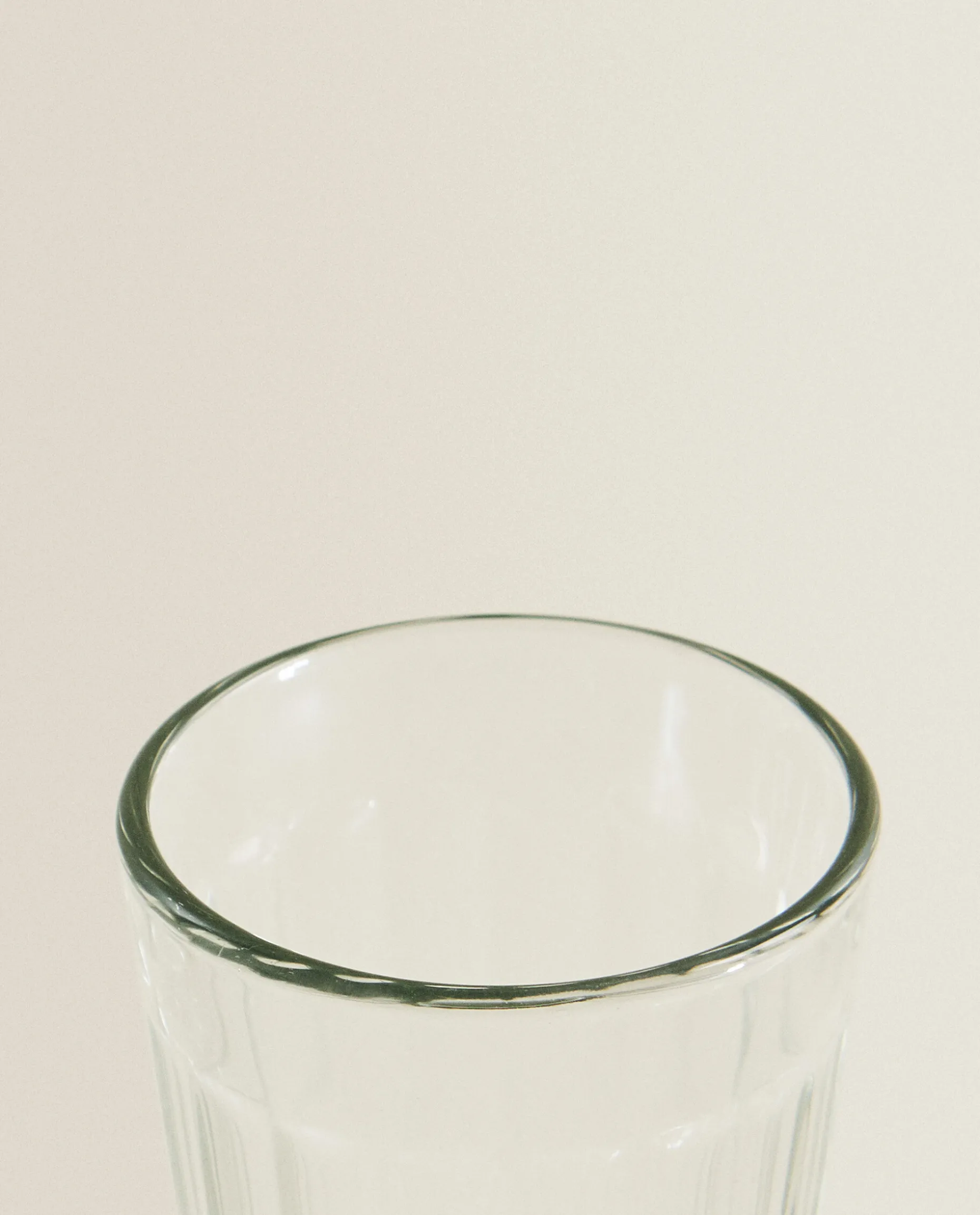 Raised Design Glass Tumbler