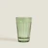 Raised Design Glass Tumbler