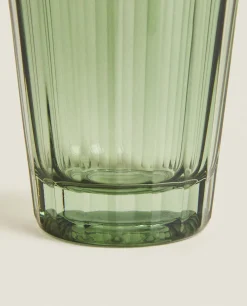 Raised Design Glass Tumbler