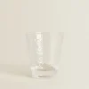 Raised Design Glass Tumbler