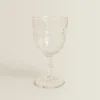 Raised Design Wine Glass